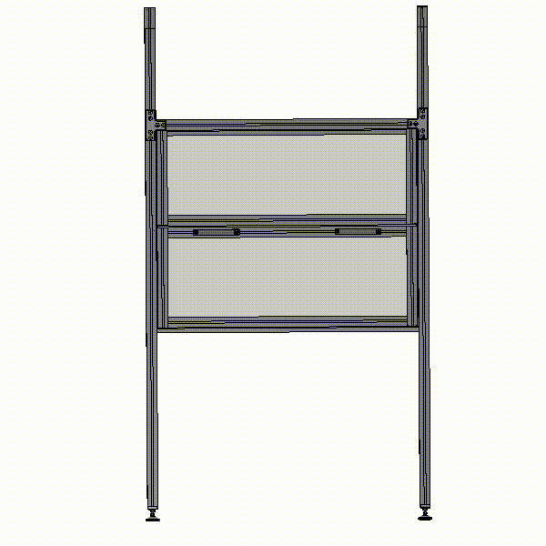 Counterbalanced doors